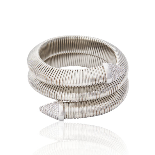 Simona Double Bracelet Silver