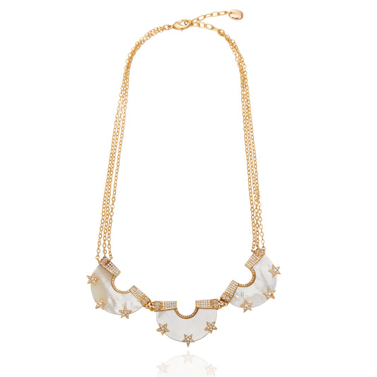 Belinda Necklace White Mop