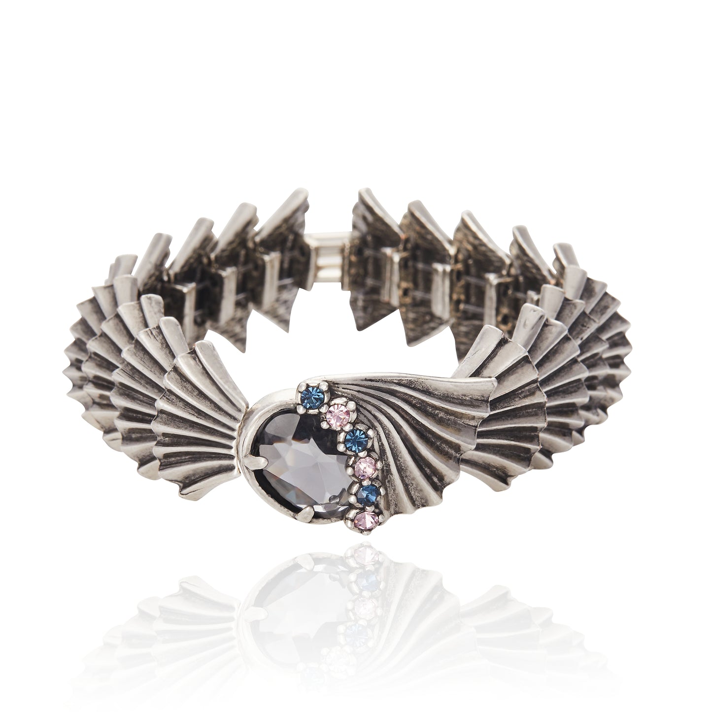 Milano Fan Bracelet - Black Diamond