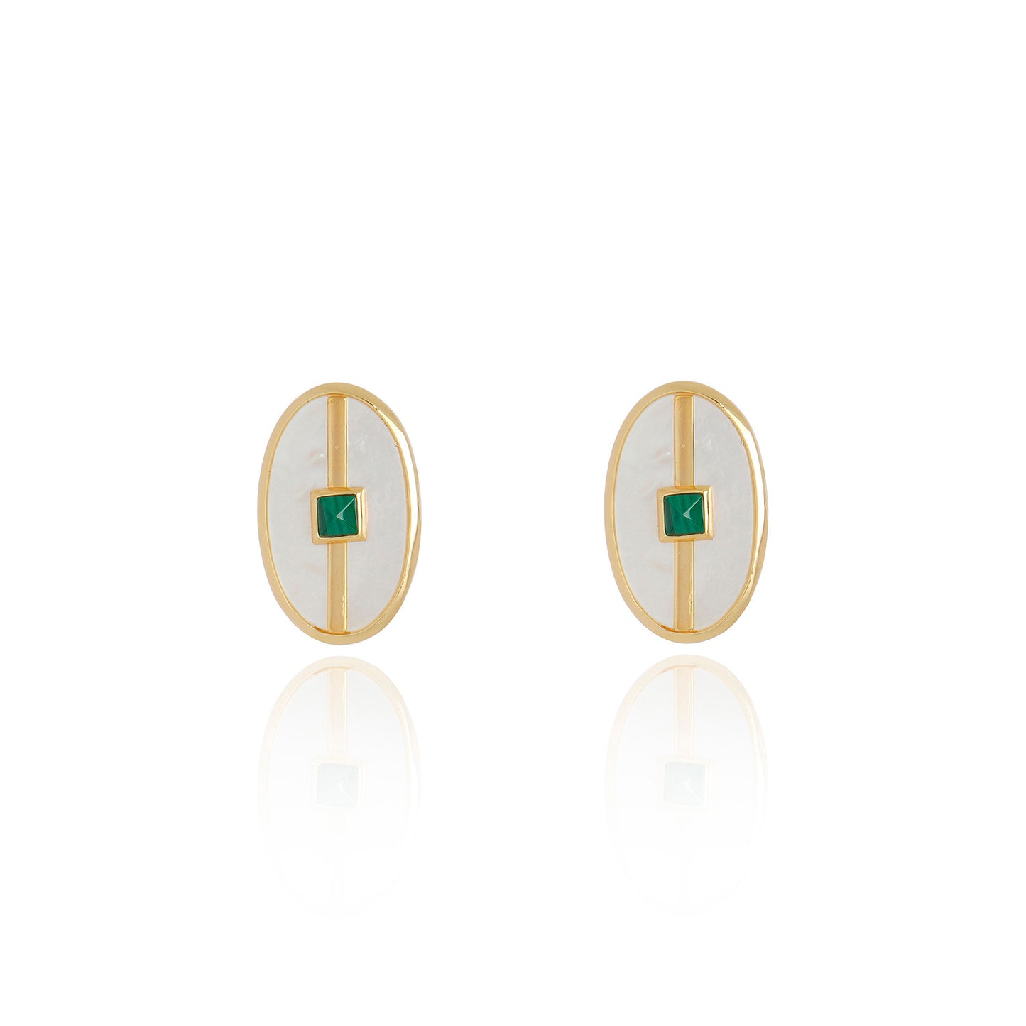 Inspire Earrings White Mop