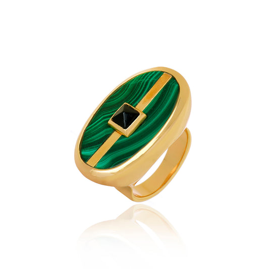 Inspire Ring Malachite