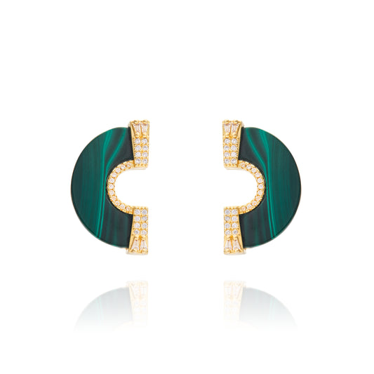 Ariel Earring Malachite