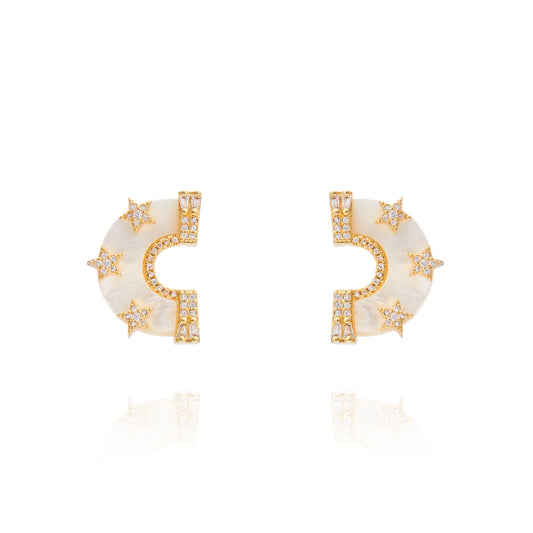 Belinda Earring White Mop