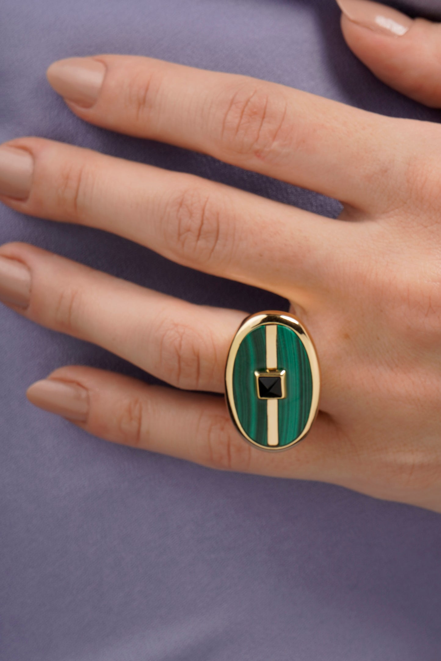 Inspire Ring Malachite