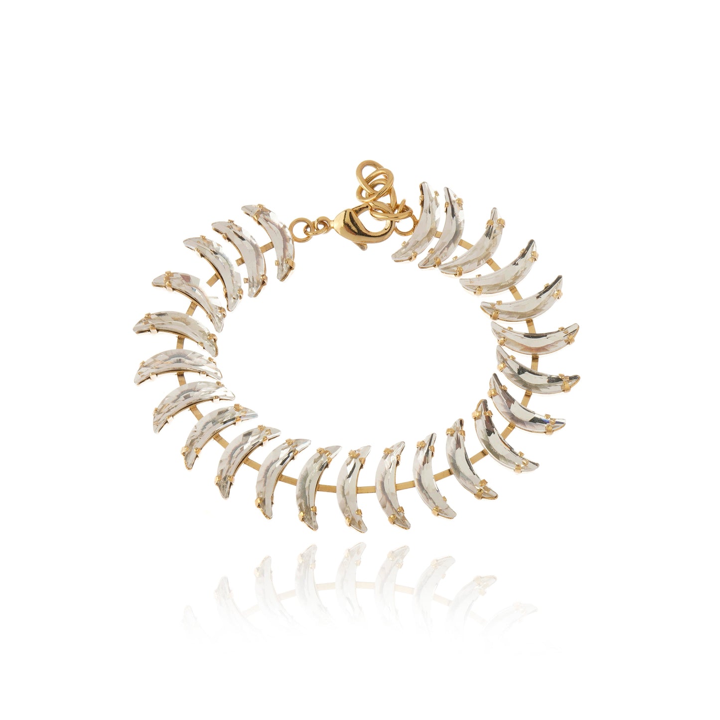 Helene Moon Bracelet Honey Gold