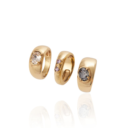 Milano Trio Ring - Crystal