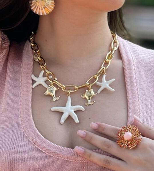 Starfish Chain Necklace