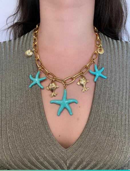 Starfish Chain Necklace