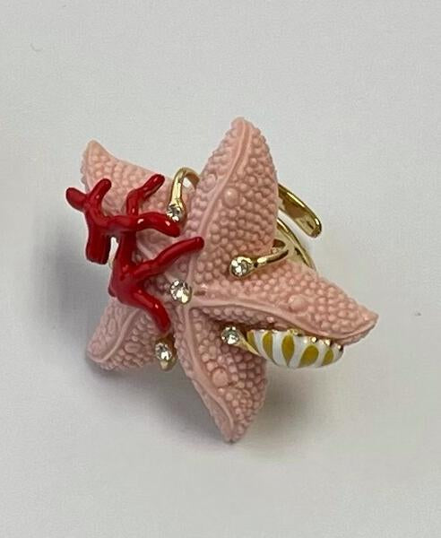 Sea Star Shell Ring