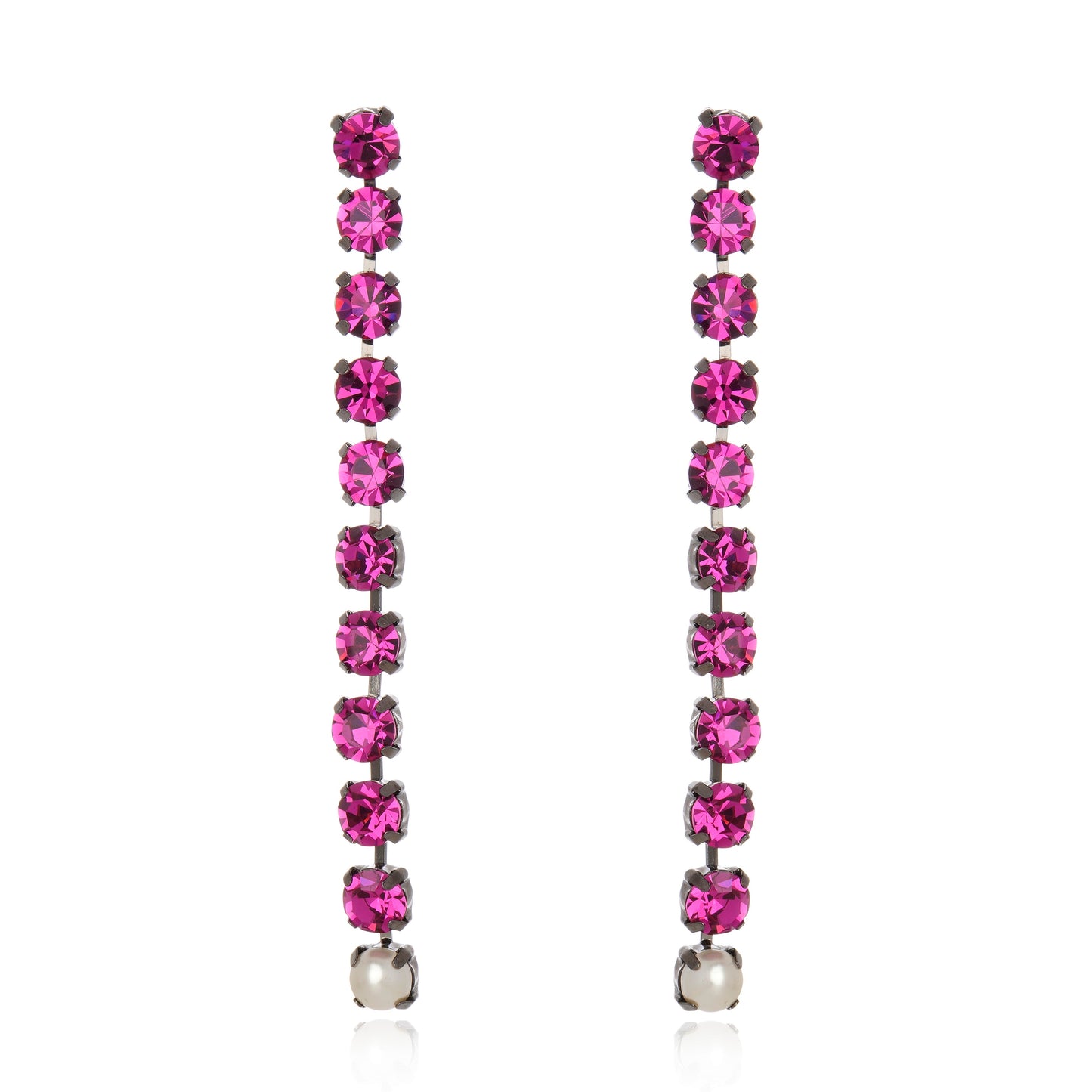 Dazzling Drop Earring Pink