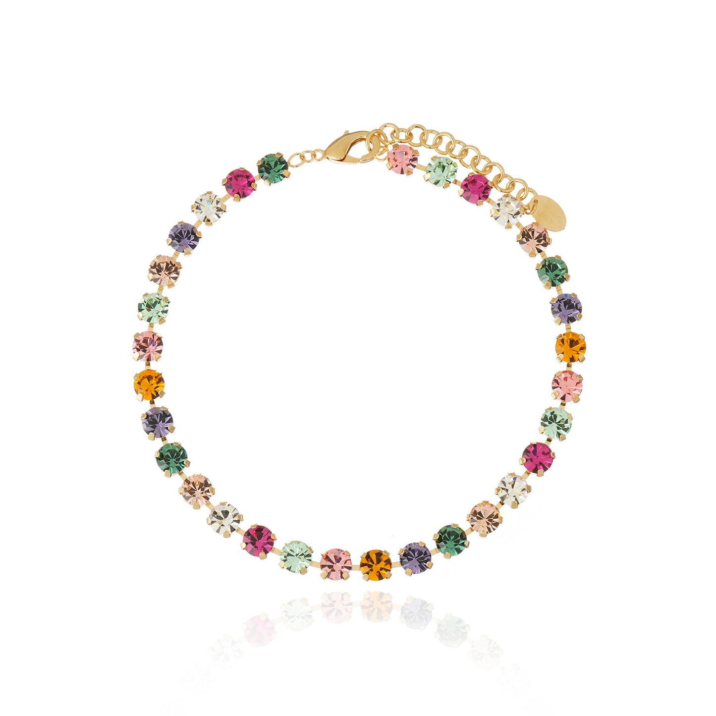 Dazzling Choker - Multi Gold