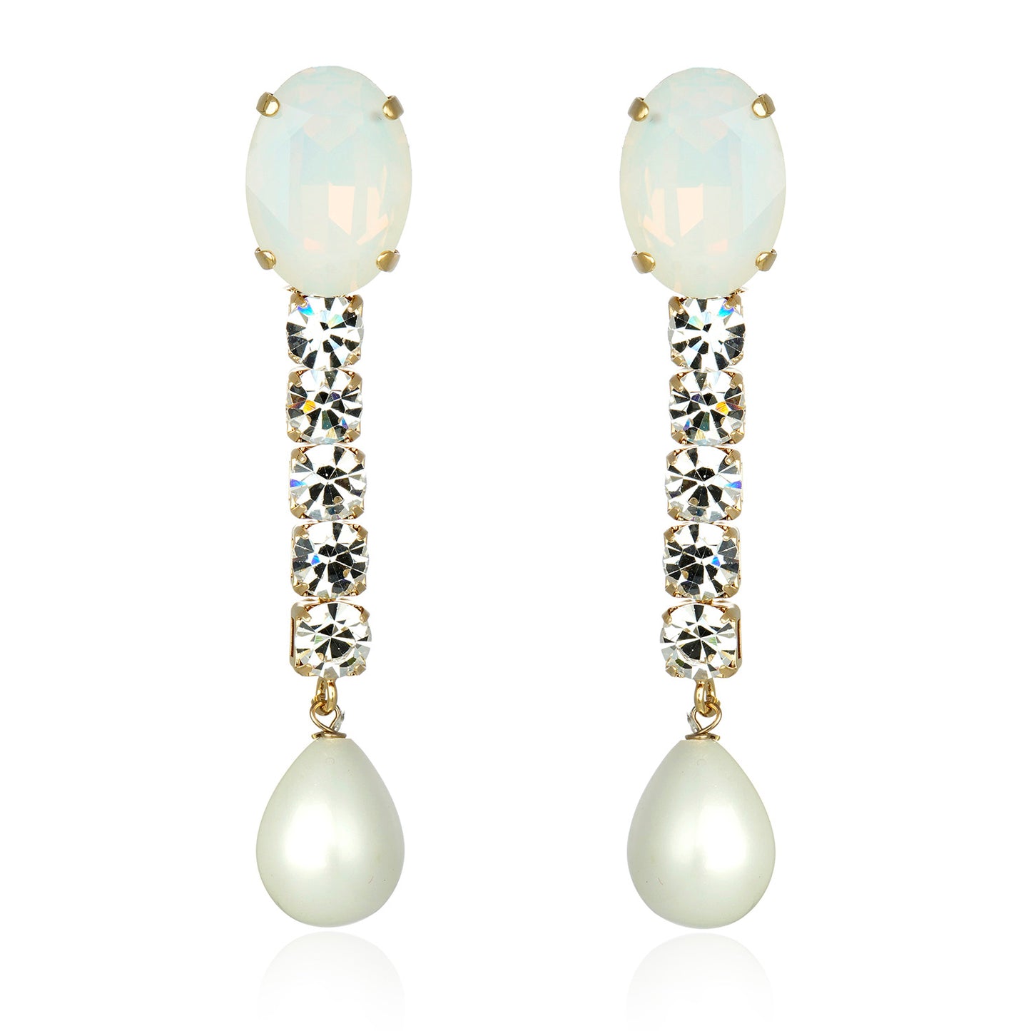 Serenity Earring - Moonstone Gold