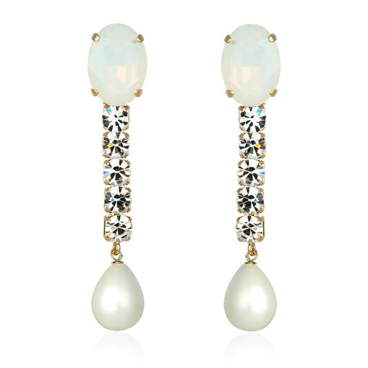 Serenity Earring - Moonstone Gold