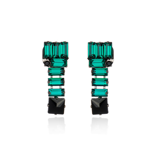 Mini Noble Earring Emerald