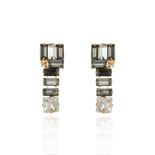 Mini Noble Earring Black Diamond