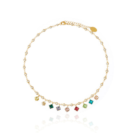 Alice Necklace - Multi Gold