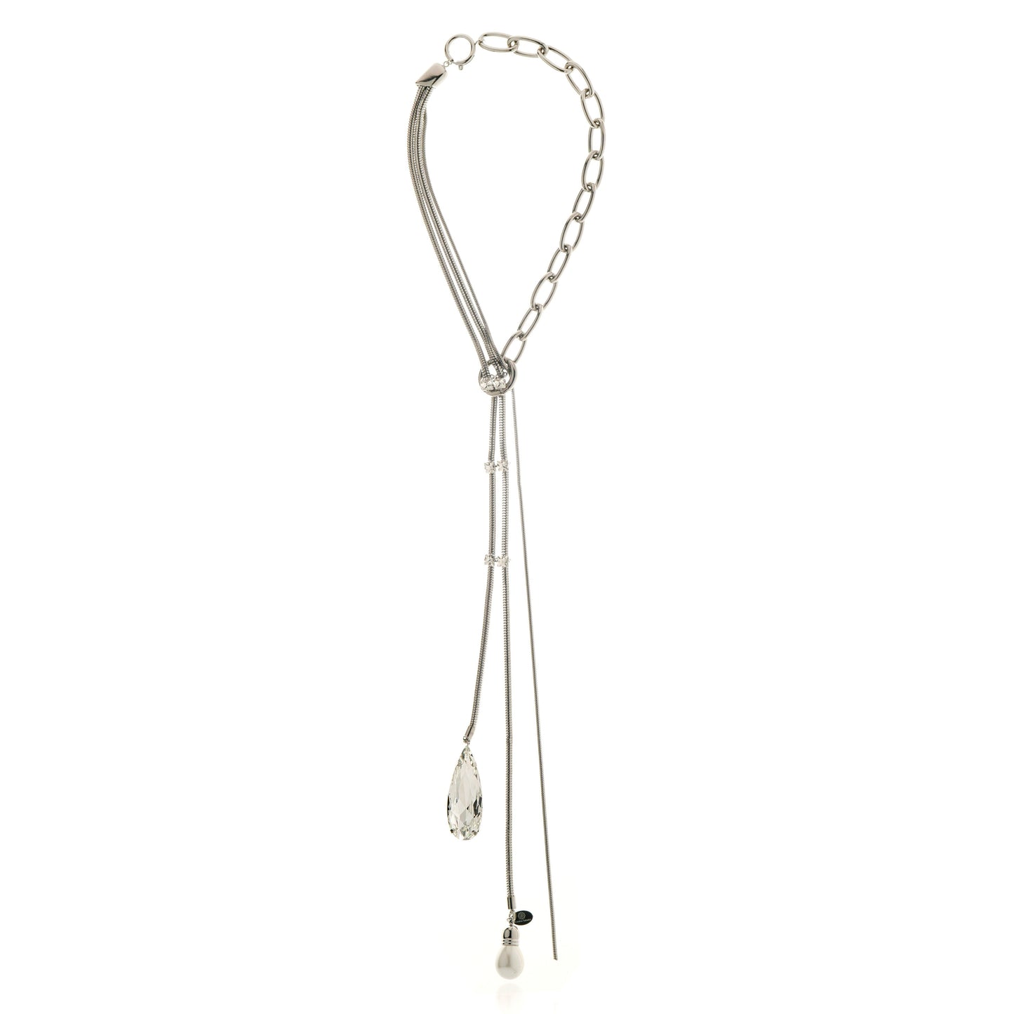 Precious Drop Necklace Silver