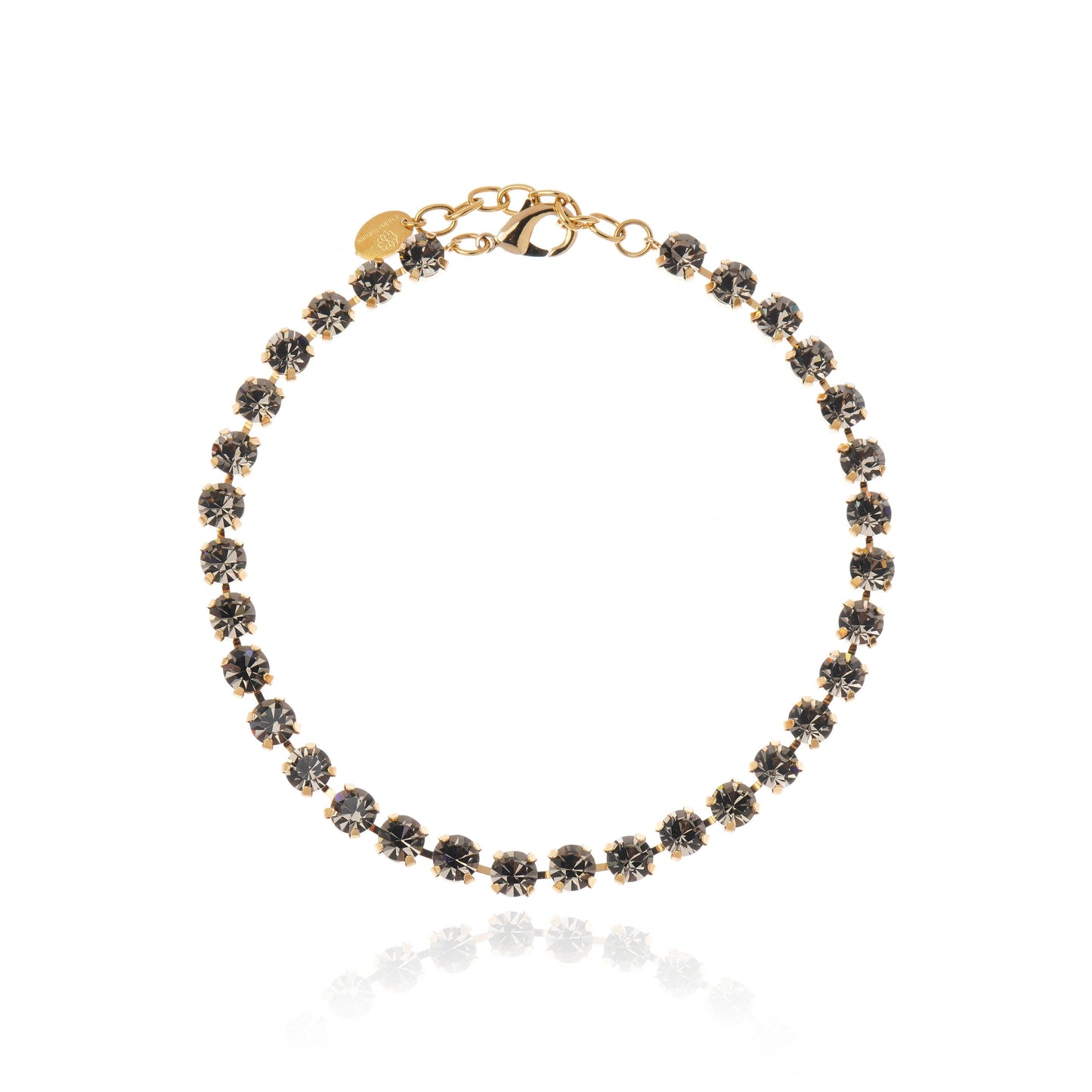 Dazzling Choker Black Diamond Gold