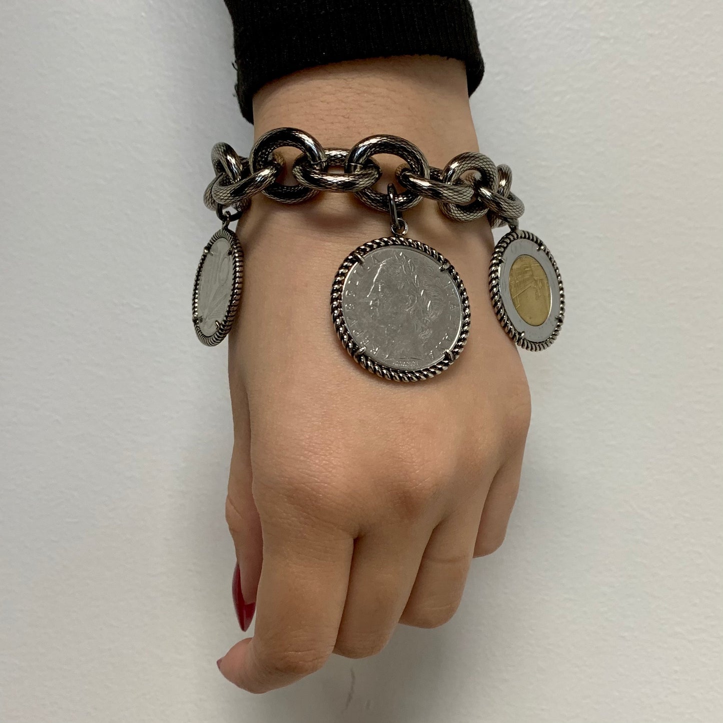 Madeleine Three Coin Bracelet