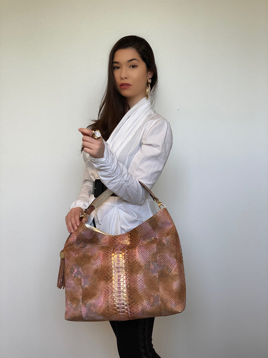 Gianna Hobo Bag - RoseGold/Rosa